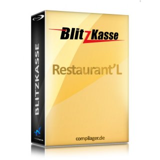 MIETLIZENZ von Kassensoftware BlitzKasse Restaurant L (75 Tische) fr Gastronomie