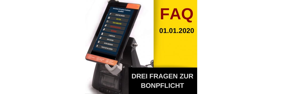 Drei Fragen zur Bonpflicht - 