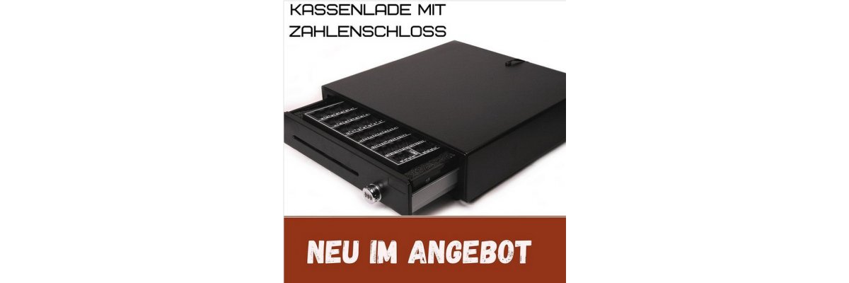 Kassenlade mit Zahlenschloss - 