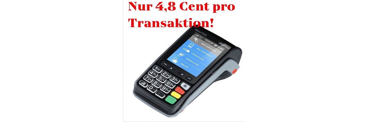 EC-Geräte mit 4,8 Cent pro Transaktion! - 