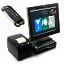 HANDEL Kassen-Set: Express Kasse X2, Bondrucker, Kassenlade 33x33x10cm, Barcodescanner