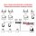 Bondrucker Tabby805 mit Cutter,  LAN USB PS-232, 260mm/s, 80mm