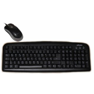 Tastatur/Maus Set Ultron UM400902