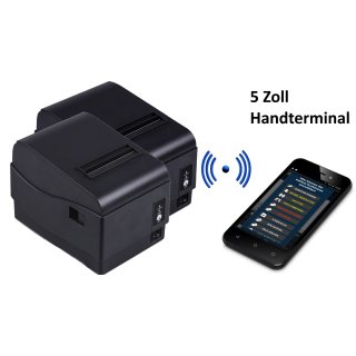 Automatisierungssystem für Gastronomie: 6" Kellnerterminal, 2x Bondrucker