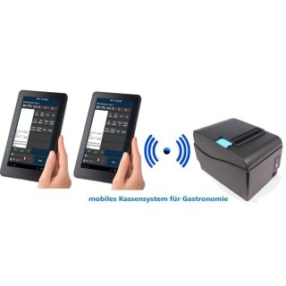 Automatisierungssystem für GASTRONOMIE: 2 x 8" Bedienerterminal, Bondrucker