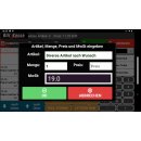 Mobile Kasse: 8" Kassenterminal (Handheld), Bondrucker