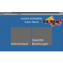 15" Kassensystem BlitzKasse MAX SLIM: Touchscreen All-in-One Kassenterminal, int. Bondrucker, int. Kundenanzeige, Blitzkasse Lizenz ohne Abo
