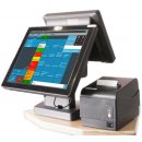 15" Kasse mit Multimedia Kundenanzeige mit...