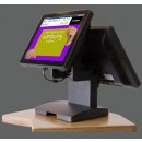 15" Kasse mit Multimedia Kundenanzeige mit...