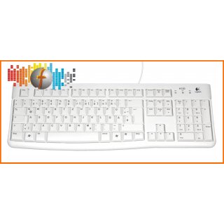 Tastatur Logitech K120 weiss USB (920-003626)