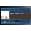 10" HANDEL BASIC All-in-One MINI Kasse mit Bondrucker und Kundenanzeige für Einzelhandel und Lieferservice: Touchscreen, Bondrucker, Kundenanzeige