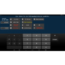10" HANDEL BASIC All-in-One MINI Kasse mit Bondrucker und Kundenanzeige für Einzelhandel und Lieferservice: Touchscreen, Bondrucker, Kundenanzeige
